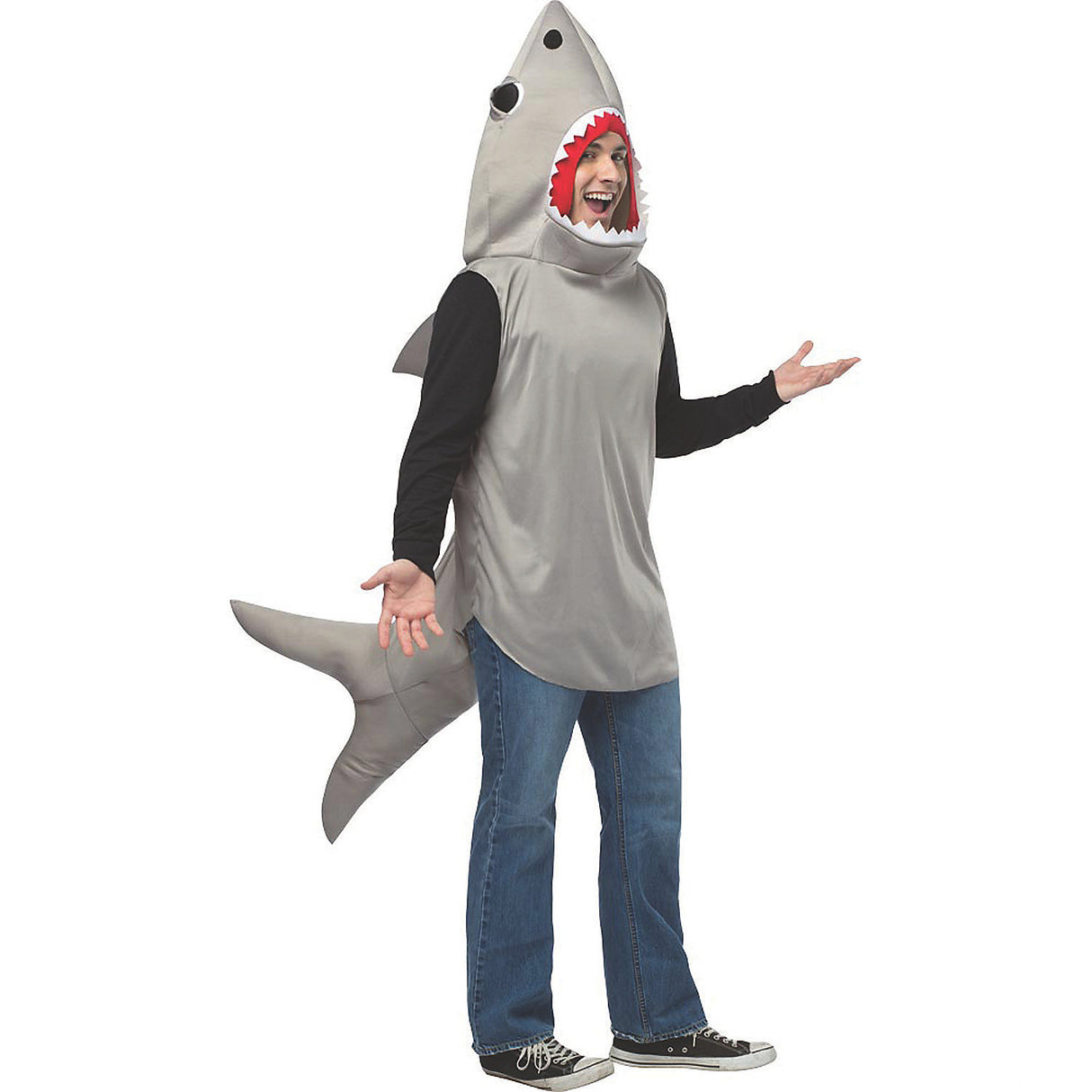 Unique Unisex Sand Shark Costume for Halloween Parties and Themed Events