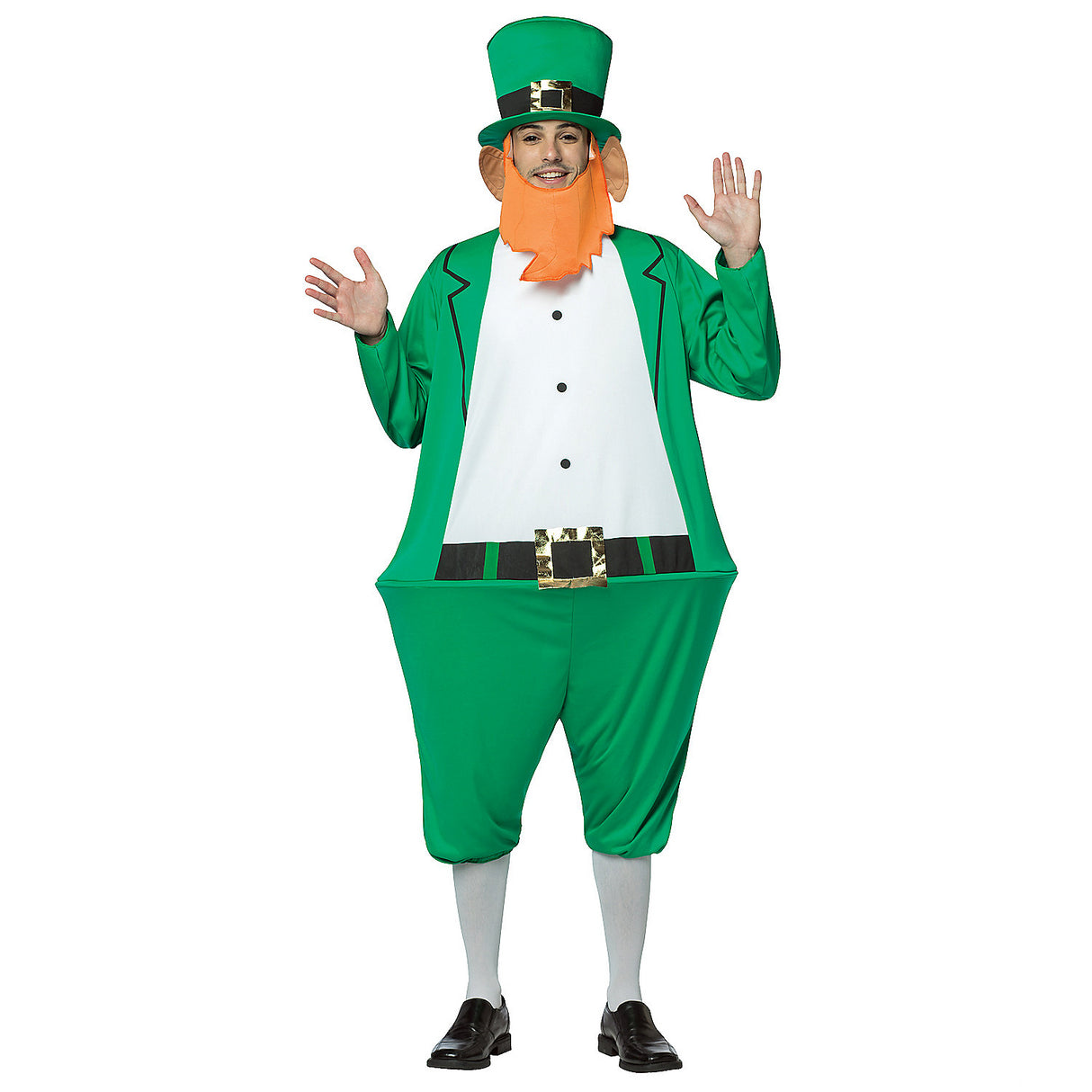 Leprechaun Hoopster Costume for St Patrick Day Celebrations and Irish Bar Pub Crawls