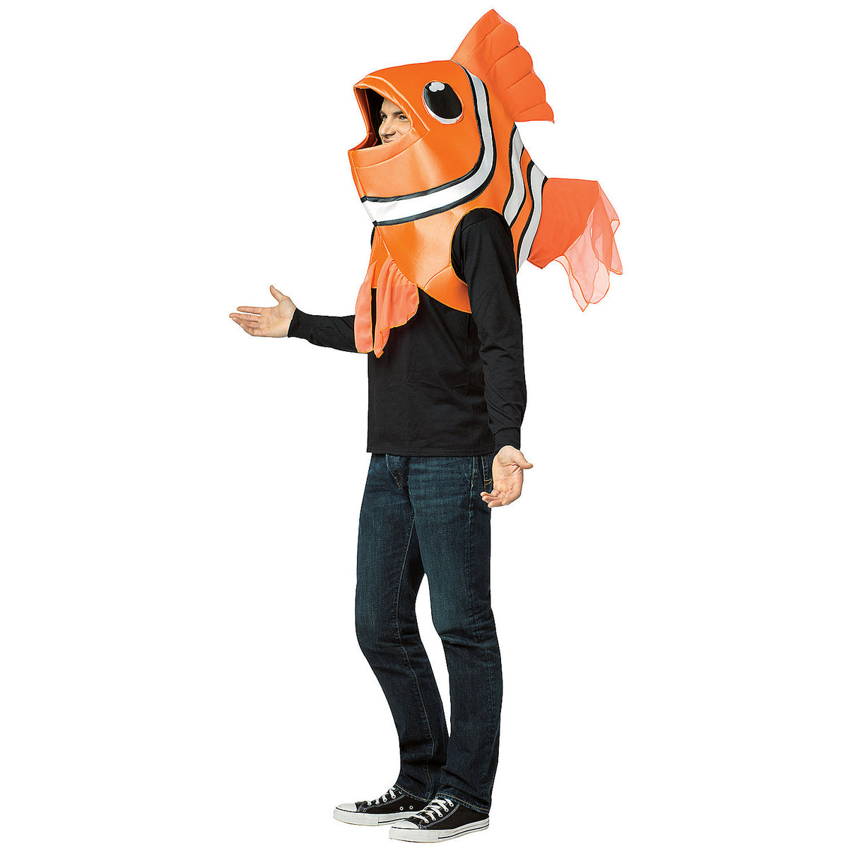 Funny Clown Fish Adult Costume for Halloween Parties and Themed Celebrations