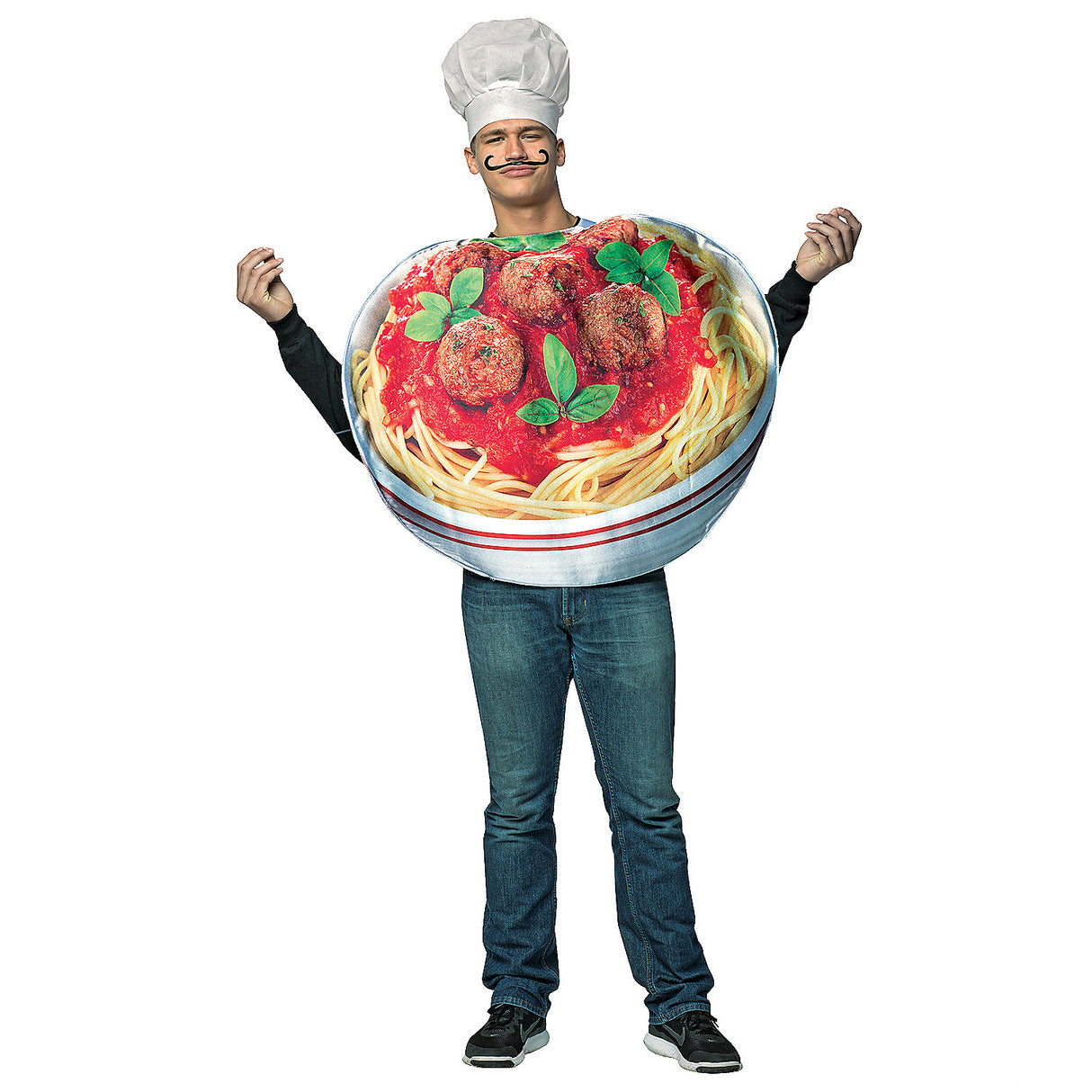 Fun Spaghetti And Meatballs Costume for Group or Couple Halloween Celebrations and Themed Events