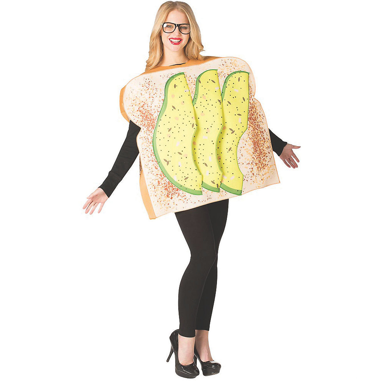 Fun Avocado Toast Costume for Halloween Parties Group Costumes and Couple Dress Up Events