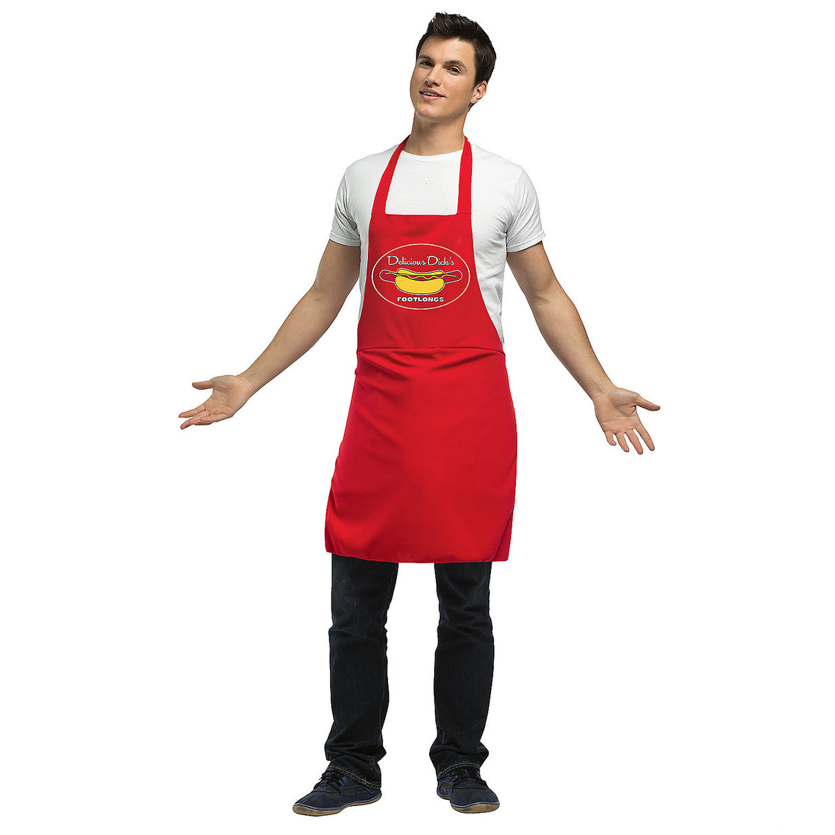 Funny Hot Dog Vendor Dirty Apron for Halloween Parties BBQ Events and College Shenanigans