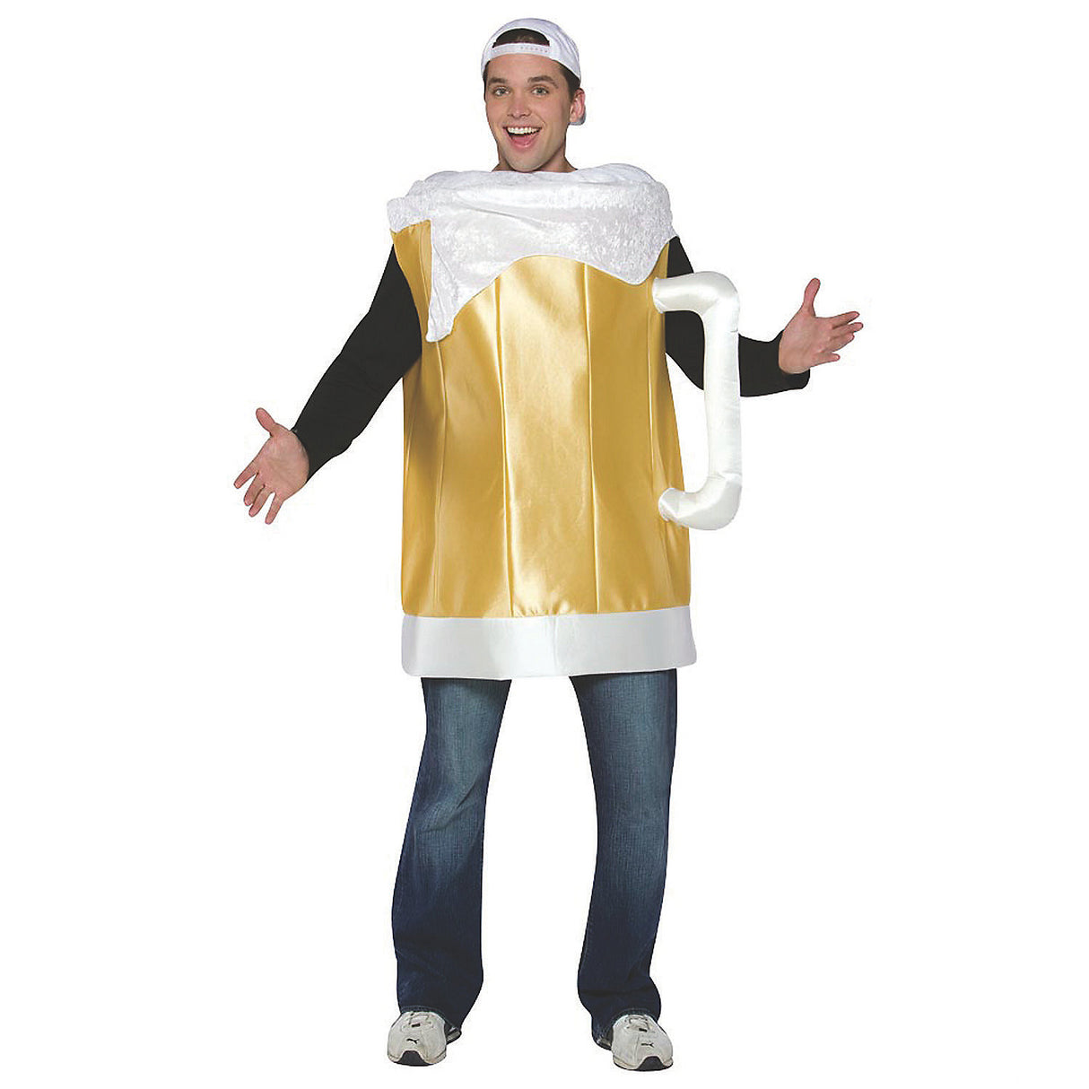 Fun Adult Beer Mug Costume for Halloween Parties and Festive Celebrations