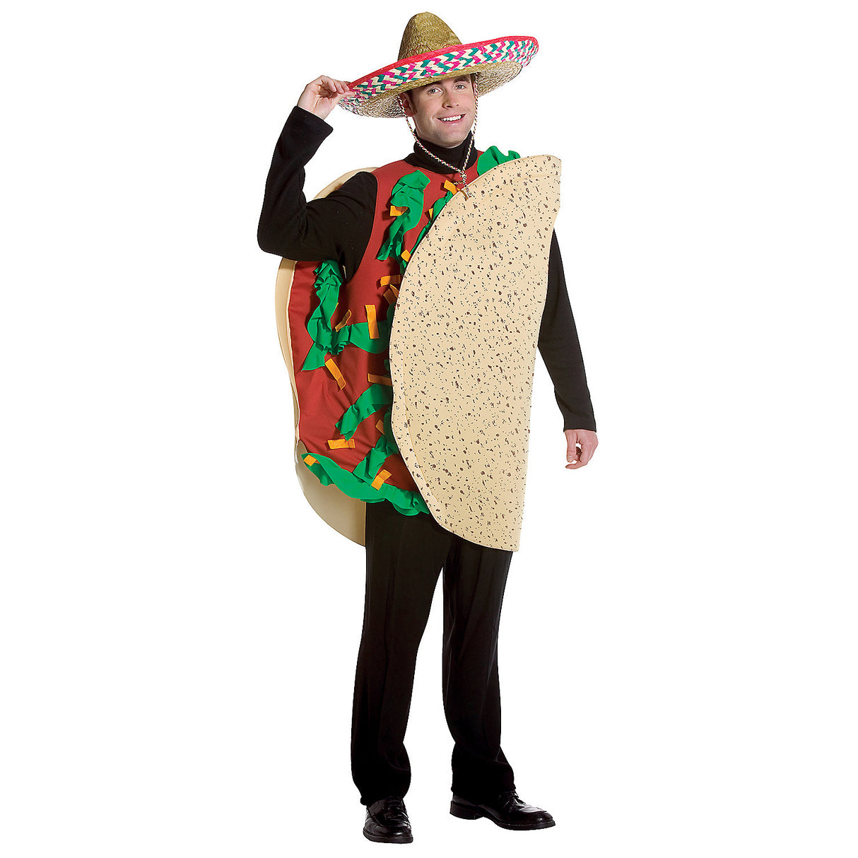 Fun Taco Adult Costume for Halloween Parties and Themed Celebrations