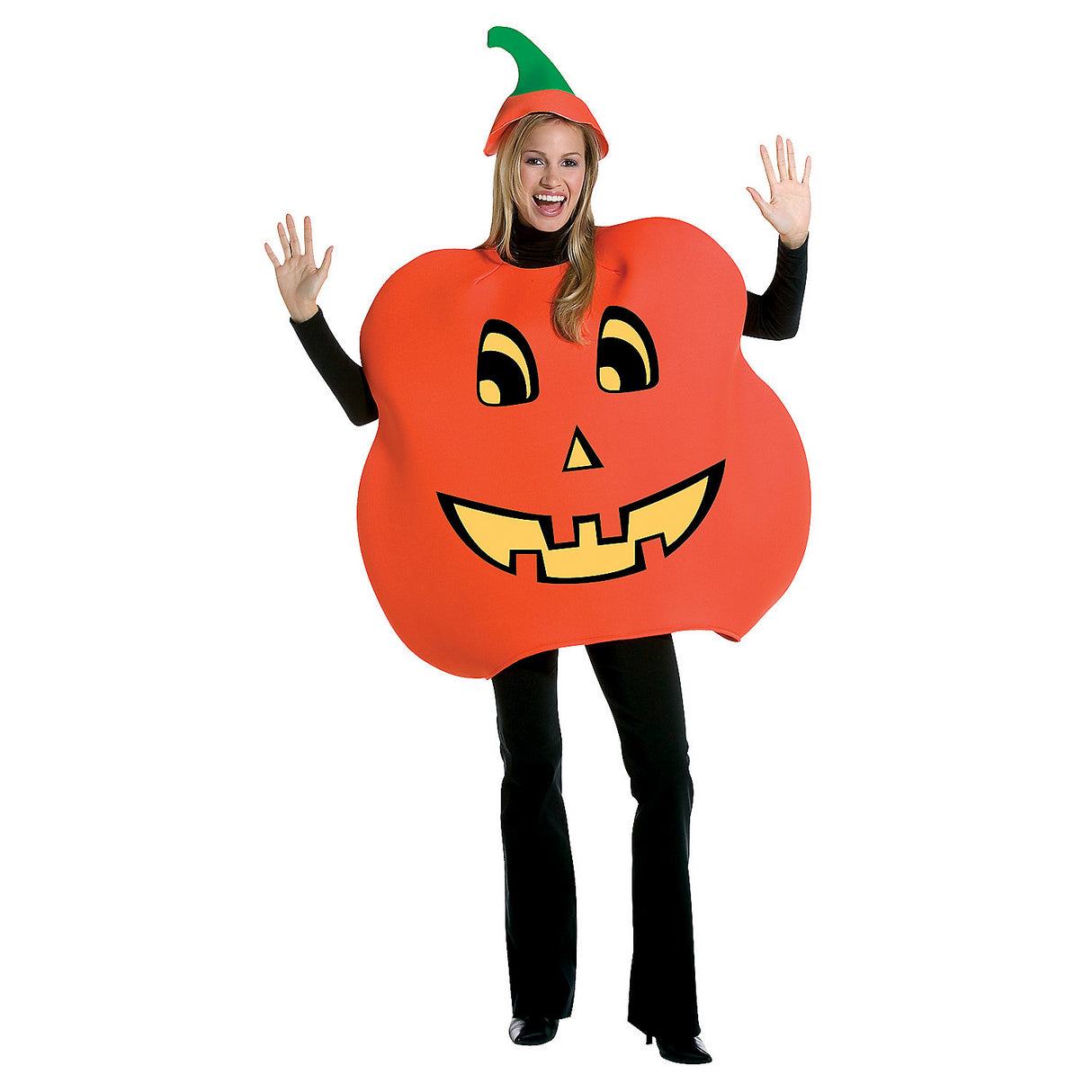 Fun Pumpkin Adult Costume for Halloween Parties Group Celebrations and Themed Events