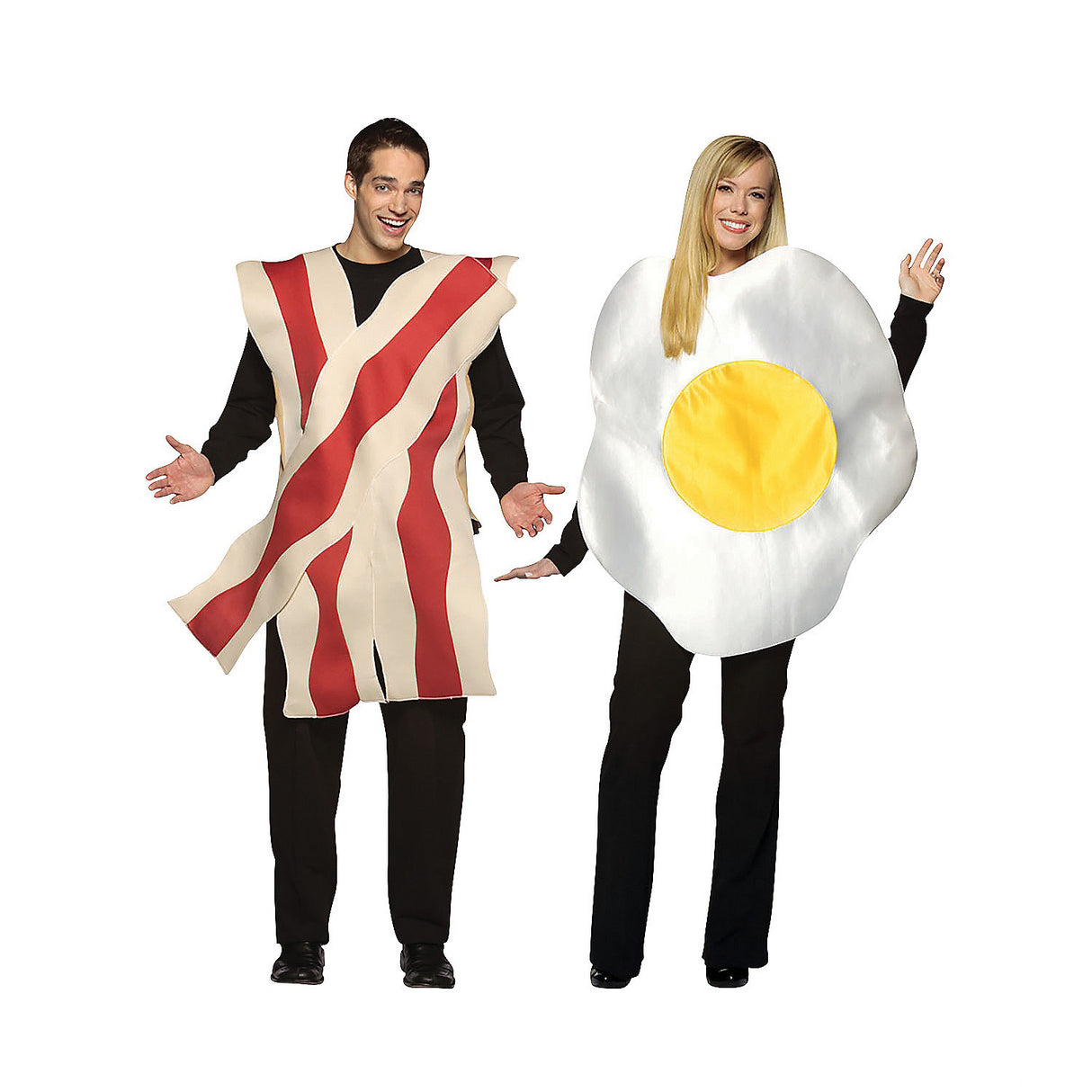 Fun Bacon and Egg Couples Costume for Halloween Parties and Themed Events