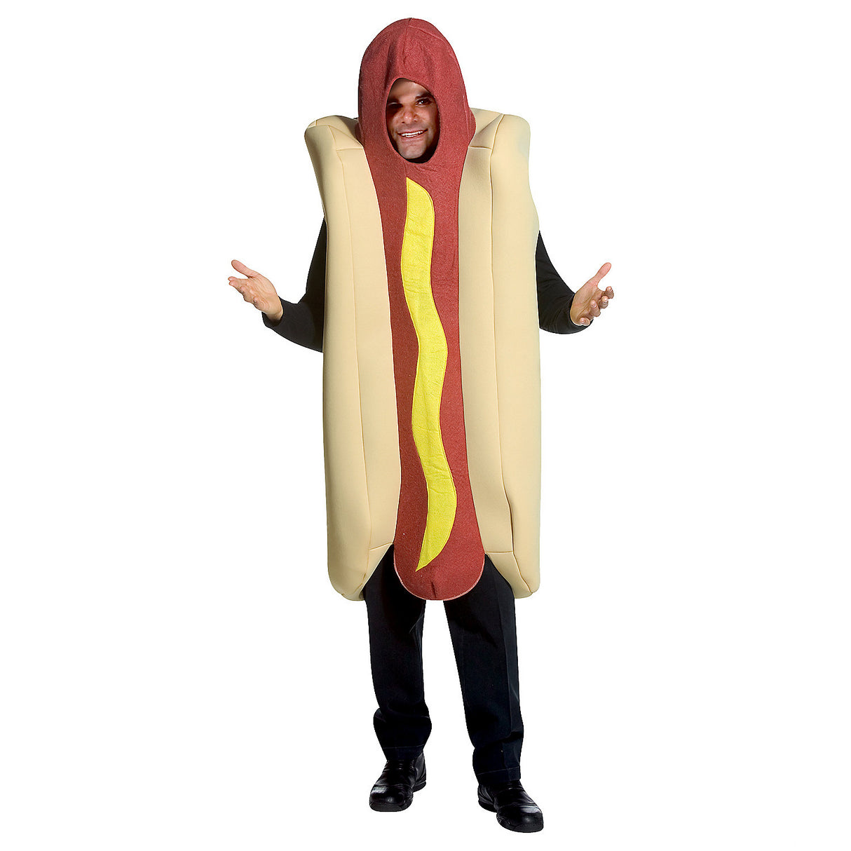 Humorous Hot Dog Costume for Halloween Parties Food Celebrations and Group Costumes