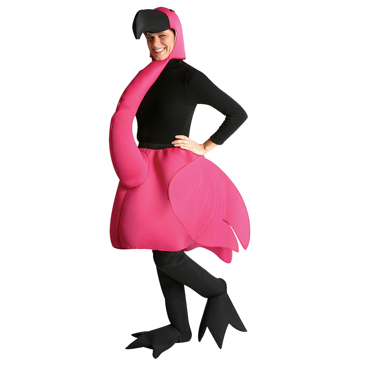 Funny Flamingo Costume for Adult Halloween Parties Festivities and Fun Celebrations