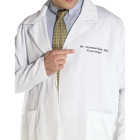 Adult Lab Coat Seymour Bush Costume
