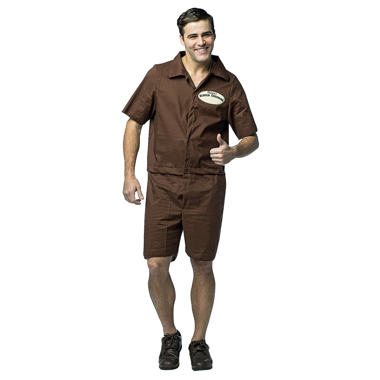 Humorous Men's Beaver Grooming Costume for Parties and Fun Events