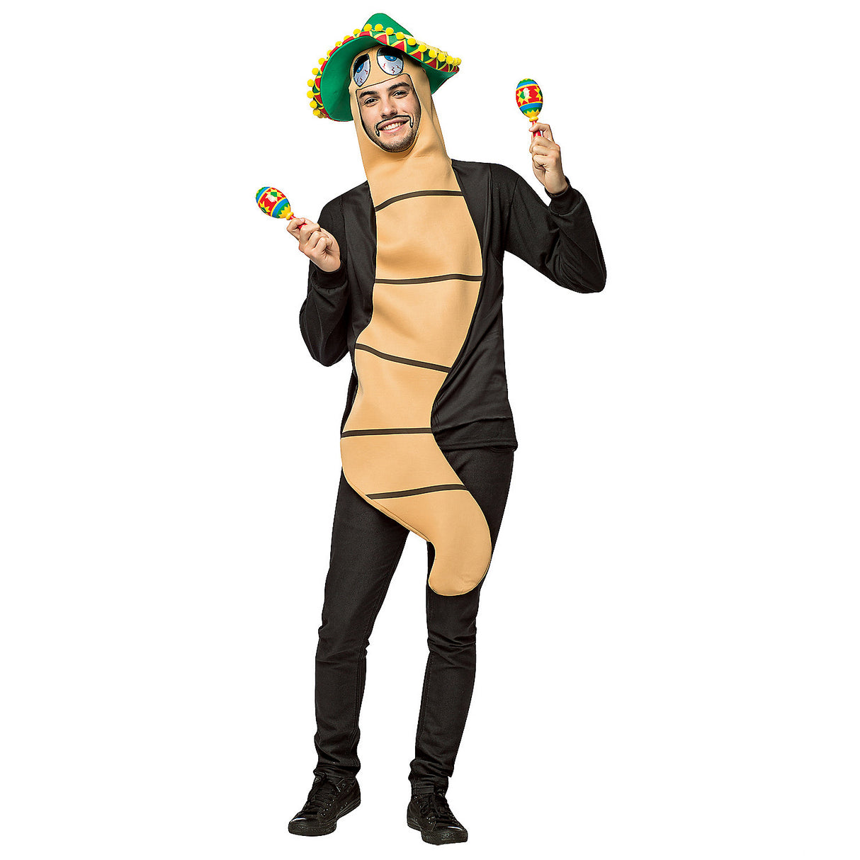 Funny Tequila Worm Costume for Halloween Parties Cinco de Mayo Celebrations and Costume Events