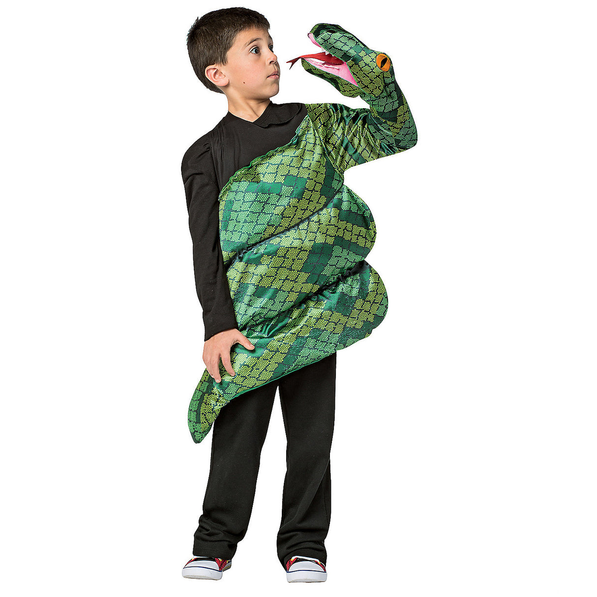 Creative Anaconda 7-10 Costume for Kids Halloween Parties and School Events