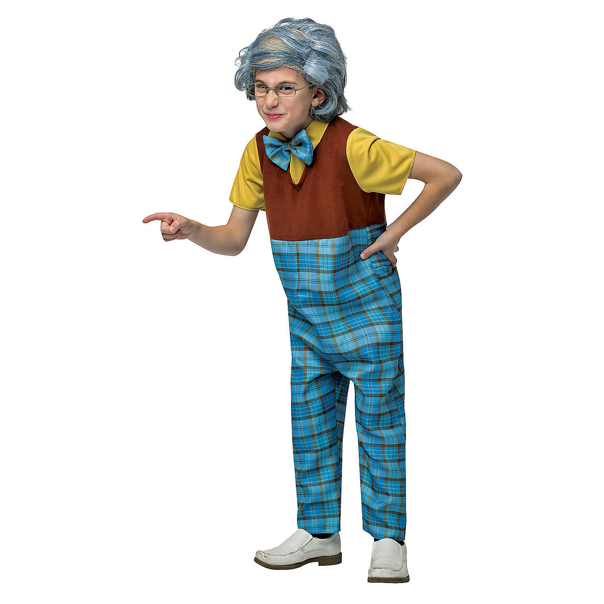 Adorable Grandpa Child Costume for Halloween Fun and School Dress Up Events