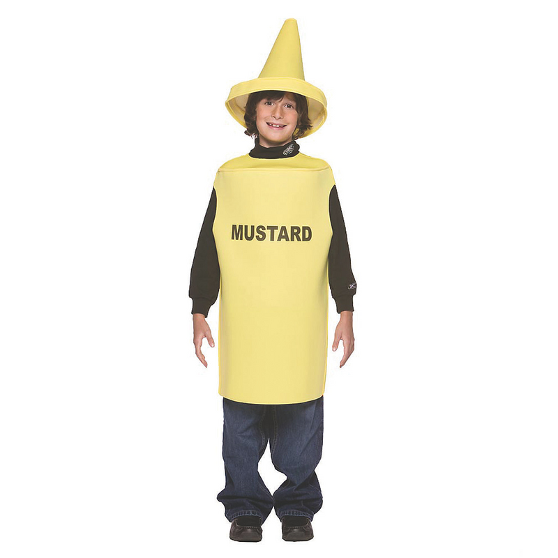 Adorable disfraz unisex de mostaza para disfraces de Halloween, temas familiares y divertidas sesiones de fotos  