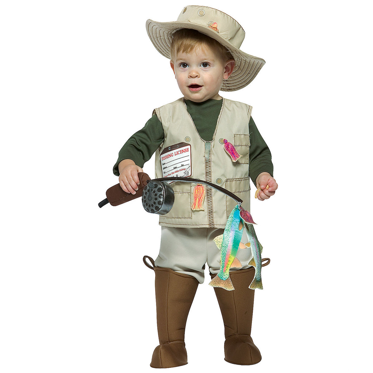 Adorable Future Fisherman Costume for Toddler Halloween Parties and Themed Dress Up Fun