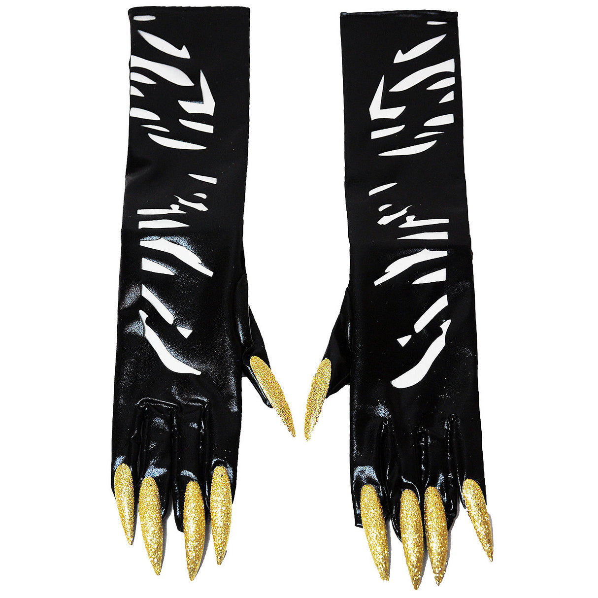 Premium Cat Scratch Opera Gloves for Halloween Costume Parties and Theatrical Performances