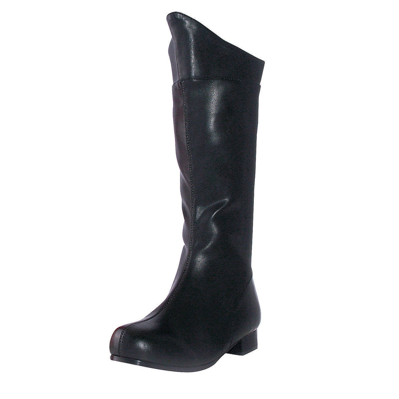 Black Shazam Super Hero Child Boots for Halloween Cosplay and Themed Parties