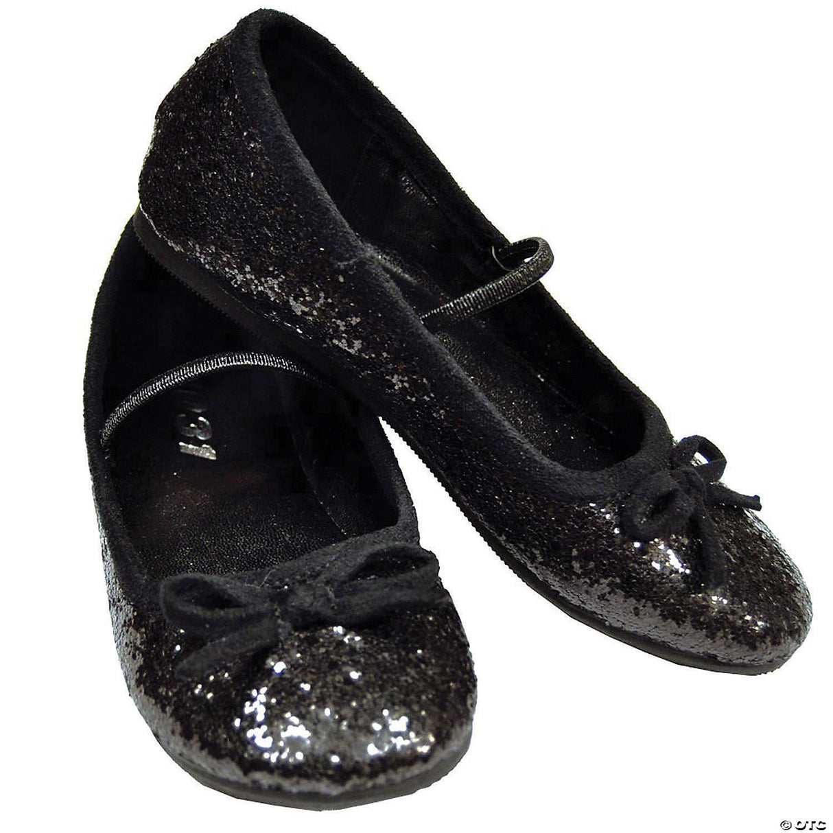 Flat Ballet Glitter Child Black