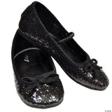 Flat Ballet Glitter Child Black