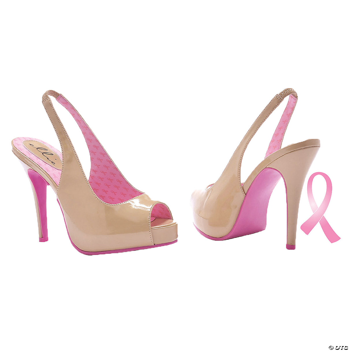 Pink Ribbon Slingback Shoe