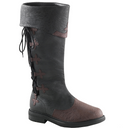 Captain lace-up pirate costume boots
