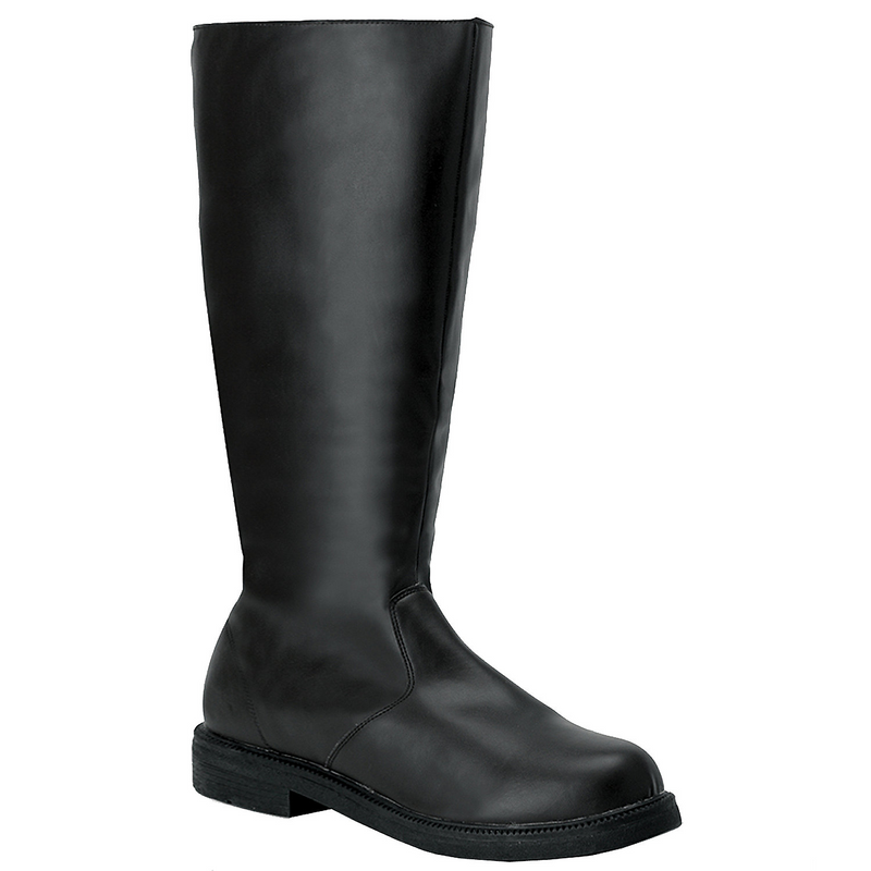 Versatile Captain 100 Black Boots for Character Costume Authenticity and Halloween Fun