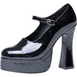 Platform Maryjane Black Shoes