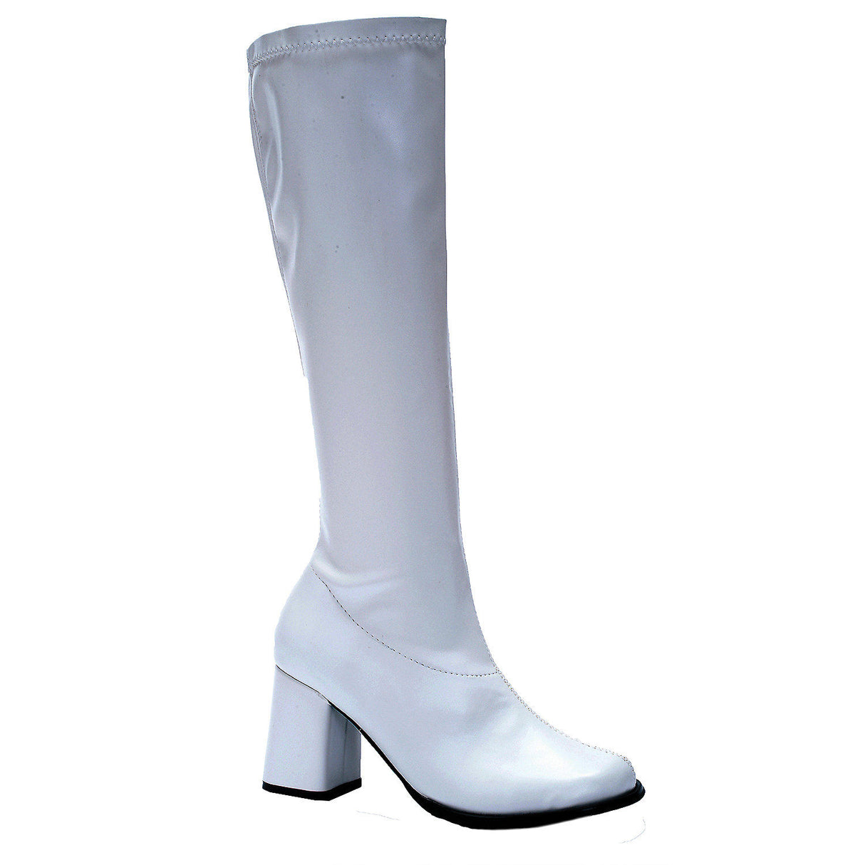 Authentic White Go Go Boot for Themed Parties Costume Events and Retro Style