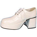 White Pat Men Platform Shoes
