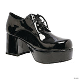 Black Pat Men Platform Shoes