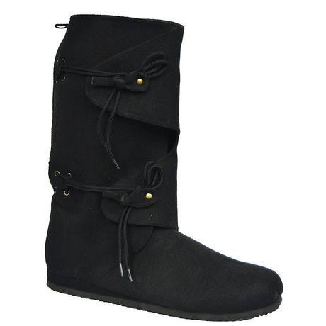 Renaissance Black Tall Boots
