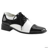 Men's Oxford Black And White Shoes