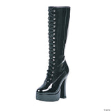 Easy Lace Black Boots