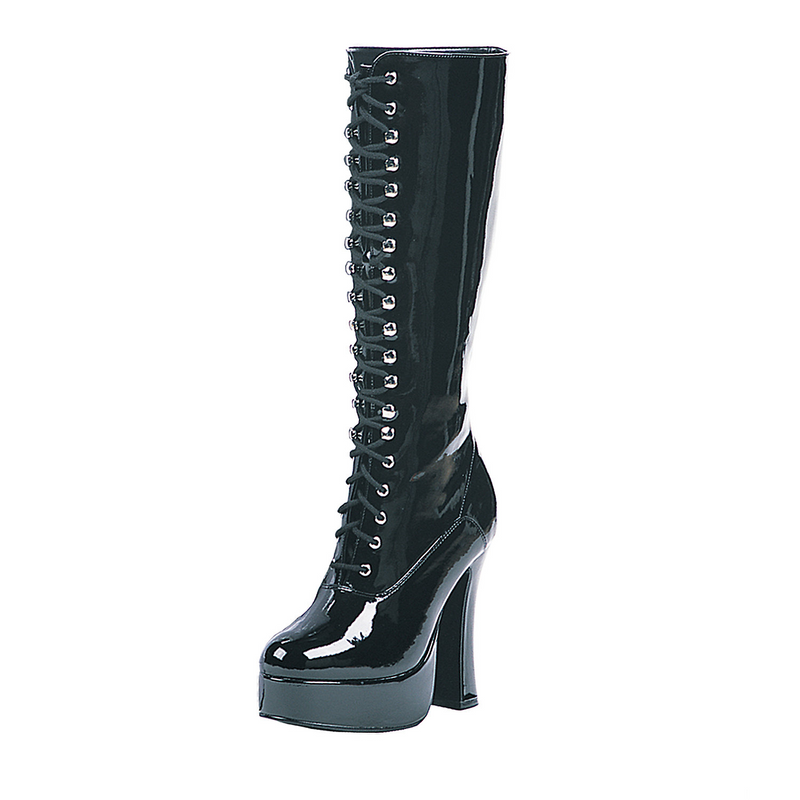 Easy Lace Black Boots