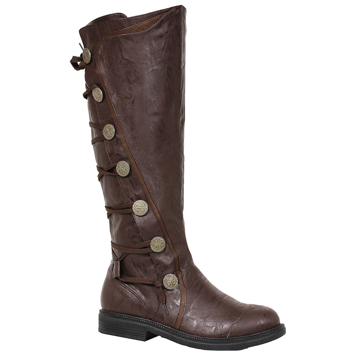 Stylish Fresco Boots Brown for Pirate Renaissance Costumes and Halloween Events