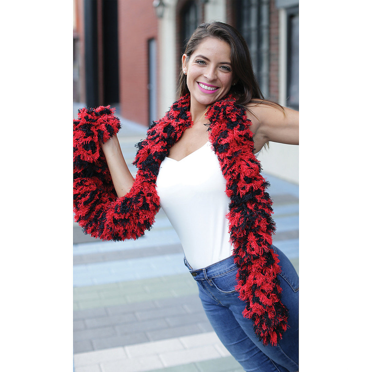 Premium Boa Super Featherless Black for Party Wear Fashion and Costume Events