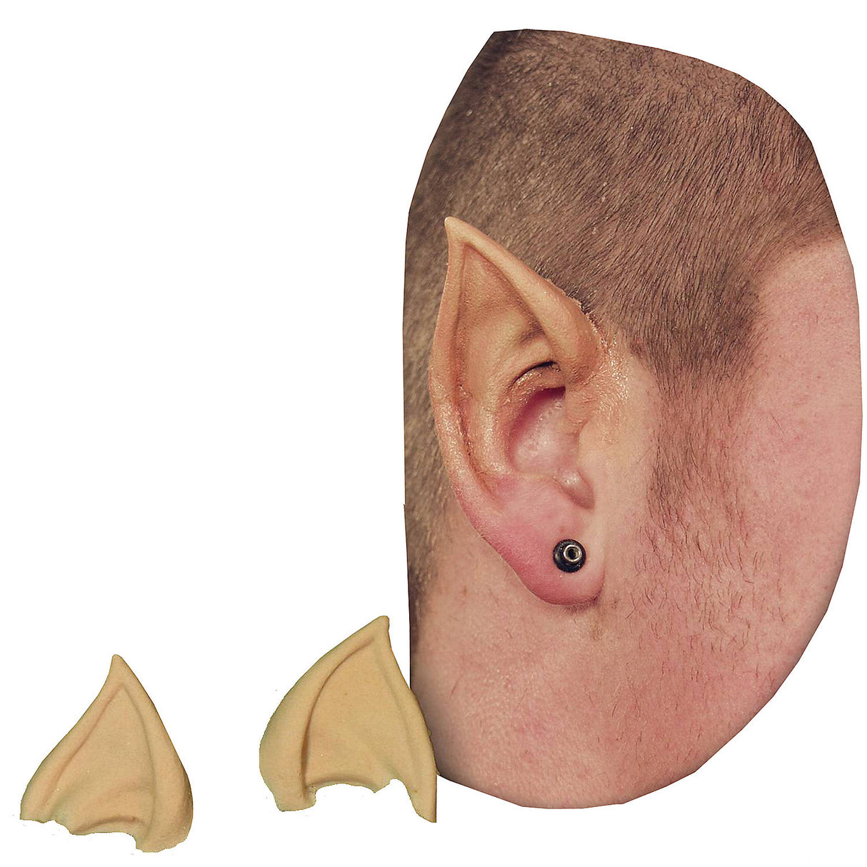 Soft Pointed Ears Foam Latex Prosth for Costumes and Character Creation