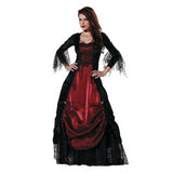 Gothic Vampira Costume for Halloween Parties Themed Events and Spooky Celebrations