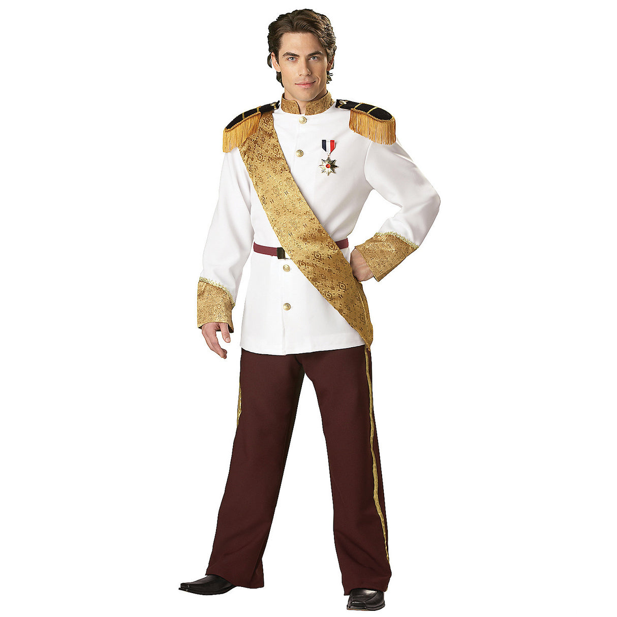 Men's Prince Charming Costume for Halloween Theme Parties and Fun Group Outfits