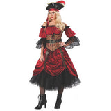 Women's Pirate Costume for Halloween Parties Themed Events and Dress Up Fun
