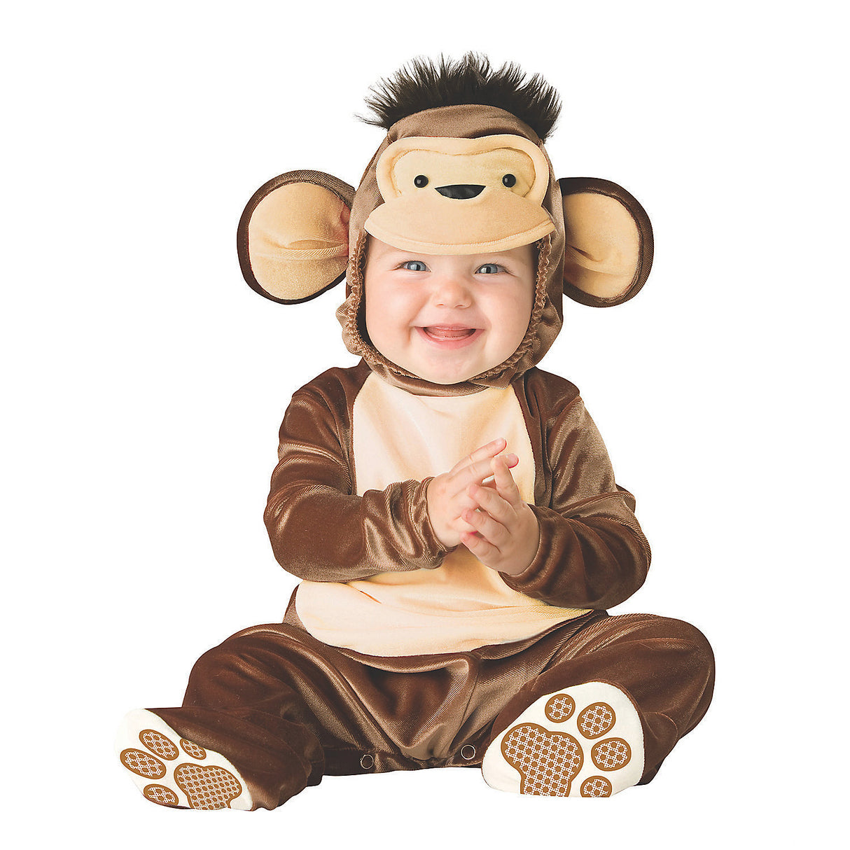 Adorable Infant Mischievous Monkey Costume for Halloween Parties Zoo Trips and Fun Photoshoots