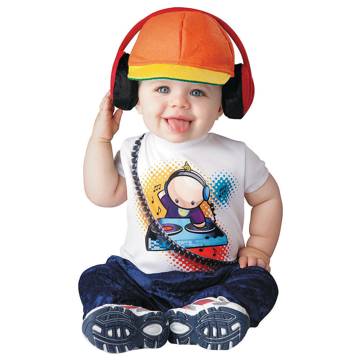 Infant Baby DJ Costume for Halloween Parties Music Events and Playtime Fun