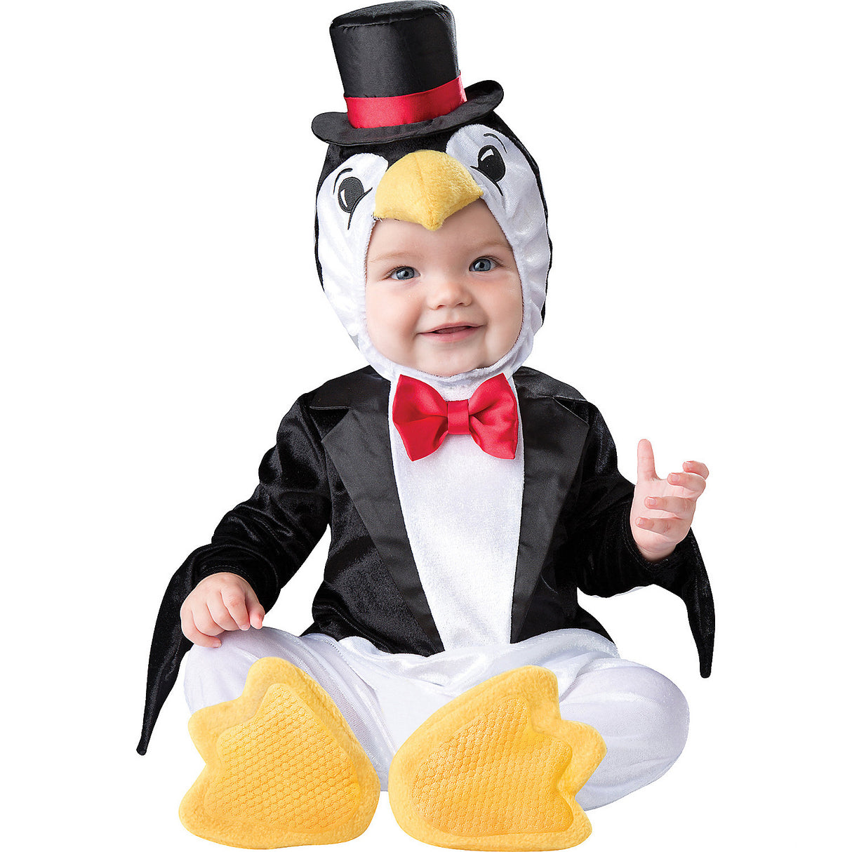 Adorable Infant Playful Penguin Costume for Halloween Dress Up Parties and Photo Opportunities