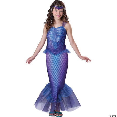 Enchanting Girl's Mermaid Costume for Halloween Dress Up Birthday Parties and Underwater Adventures