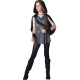 Stylish Girl's Huntress Costume for Halloween Parties and Creative Dress-Up Fun