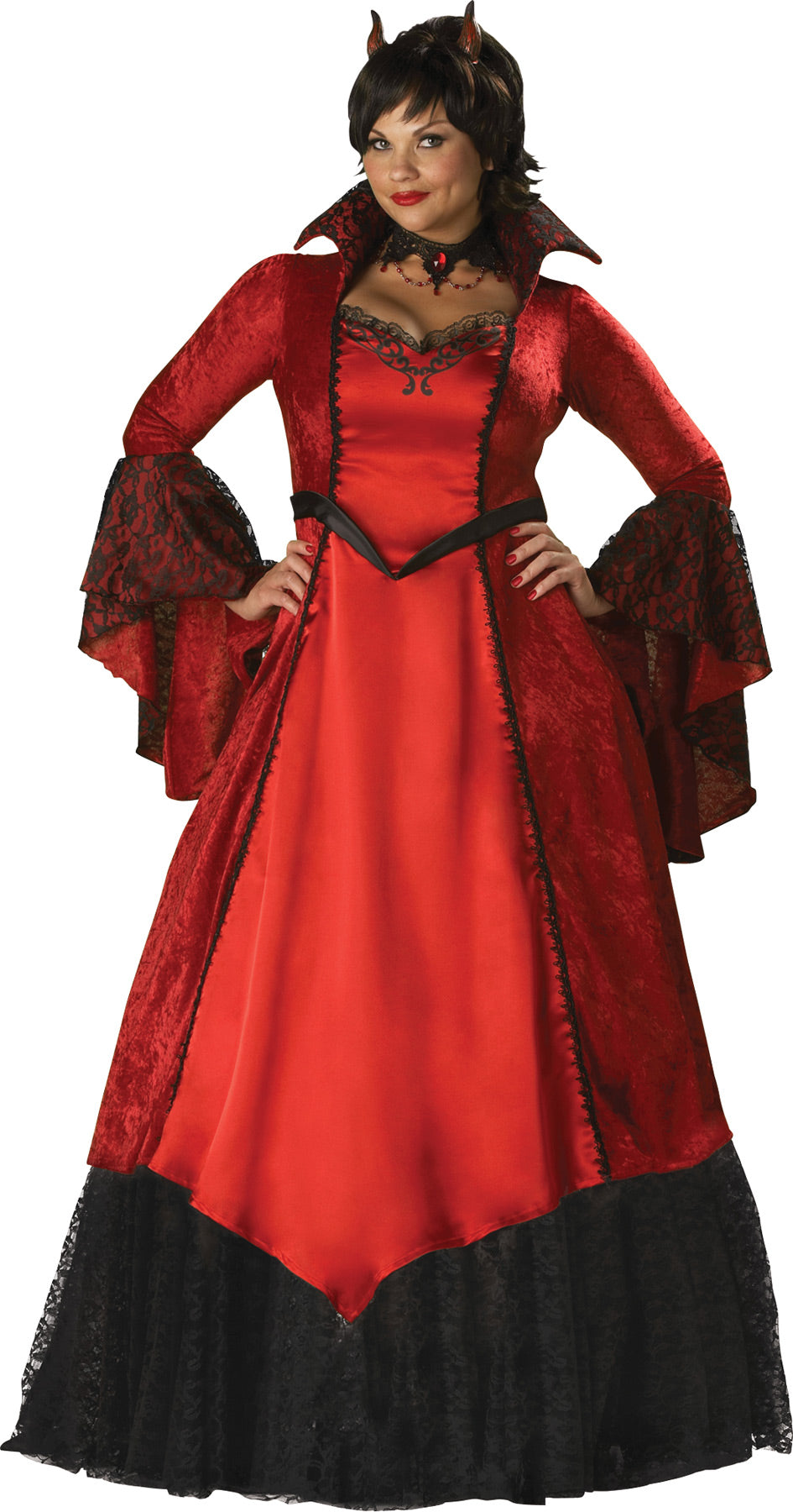 Elegant Women's She Devil Costume for Halloween Parties Costume Events and Themed Celebrations
