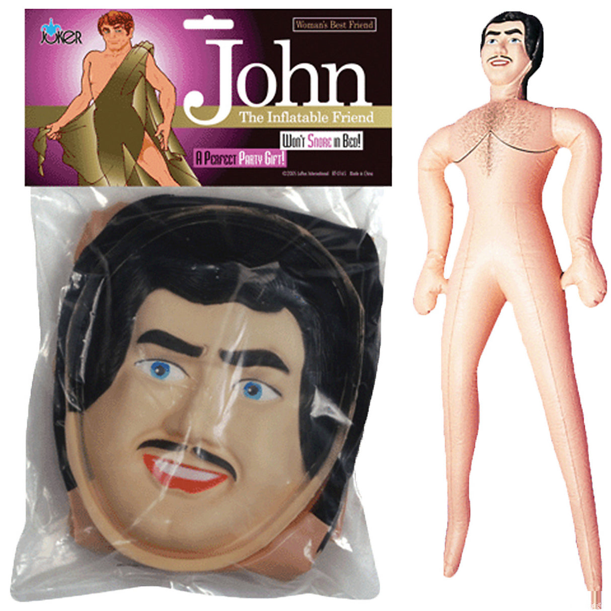 John The Inflatable Friend for Bachelorette Parties and Fun Party Decor