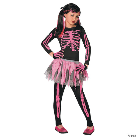 Girl's Skeleton Costume