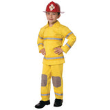 Deluxe Child Fireman Costume for Halloween Parties and Dress Up Fun