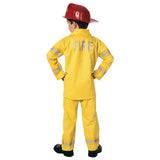 Deluxe Child Fireman Costume for Halloween Parties and Dress Up Fun